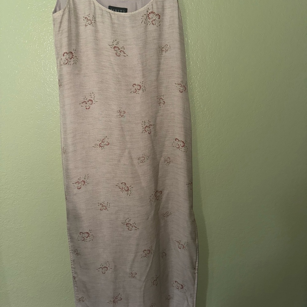 Finity Beige Silk Dress